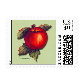 Red Apple Postage Stamps | Zazzle