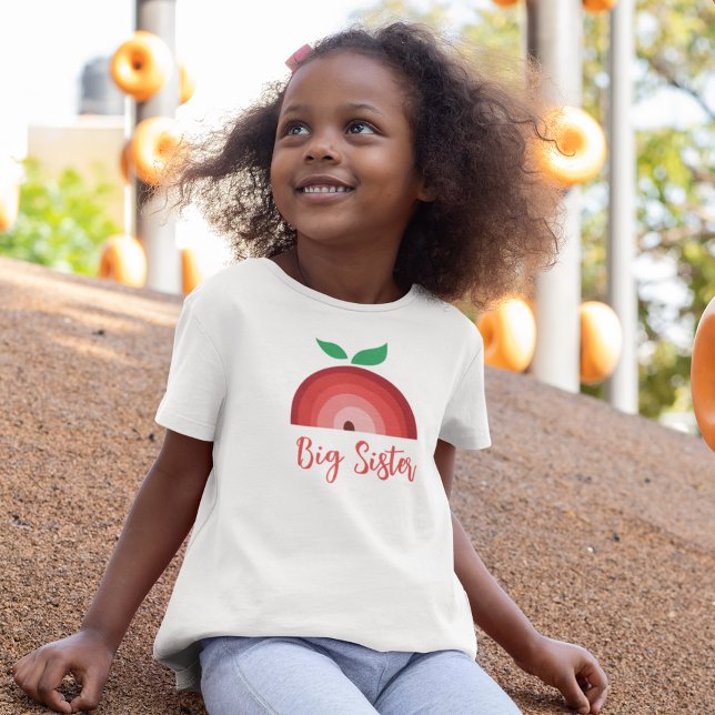 Red Apple Rainbow, Big Sister T-Shirt (Creator Uploaded)