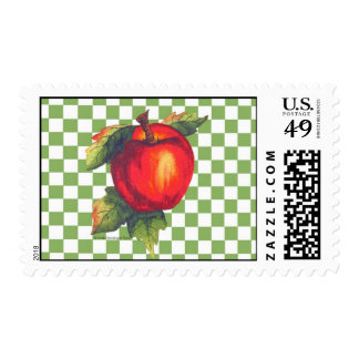 Red Apple Postage Stamps | Zazzle