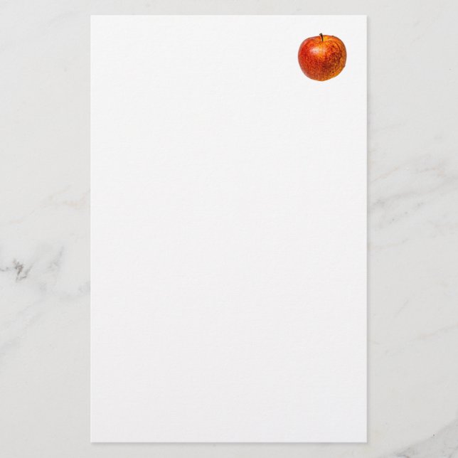 Red apple stationery (Front)