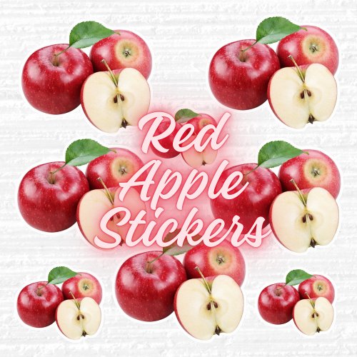 Red Apple Stickers