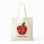 red apple Teacher thank you retirement Nursery Tote Bag red apple Teacher thank you retirement Nursery Tote Bag