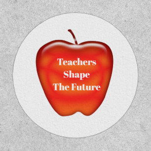 Red Apple Teachers Shape The Future Appreciation Patch