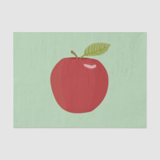 red apple tissue paper