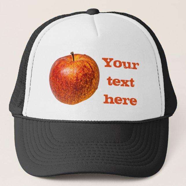 Red apple trucker hat (Front)