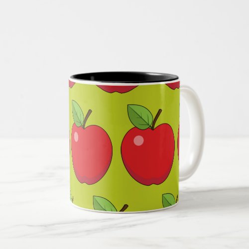 Red Apple Two_Tone Coffee Mug