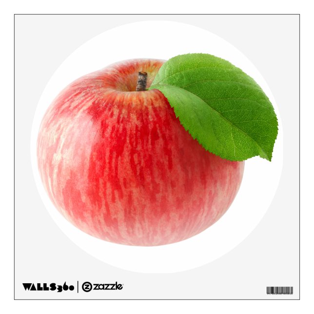 Red apple wall sticker (Front)