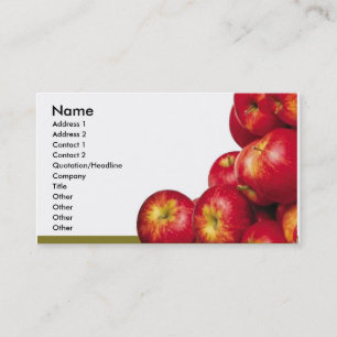 Red Apples Business Card