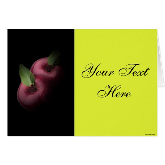 Red Apples Card (Front Horizontal)