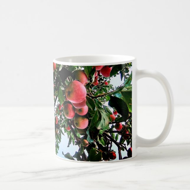Red apples coffee mug (Right)