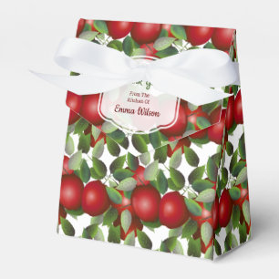 Red Apples Fruit Canning Gift Favor Boxes