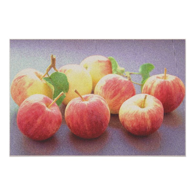 "Red Apples Fruit" Cute Photo. Buy Now Photo Print (Front)