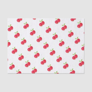 Red apples fruit Teacher Gift Pattern Food Tissue Paper