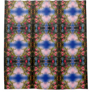 Red Apples On Tree Nature Art Pattern Shower Curtain