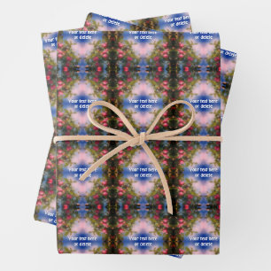 Red Apples On Tree Painting Abstract Personalized Wrapping Paper Sheets