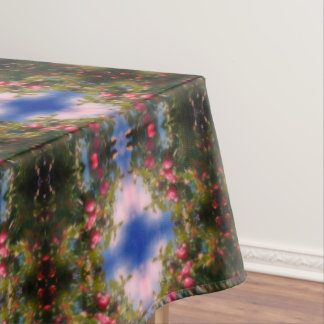 Red Apples On Tree Painting Abstract Tablecloth