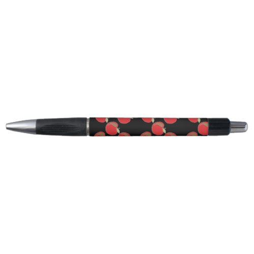 Red apples pattern teacher pen