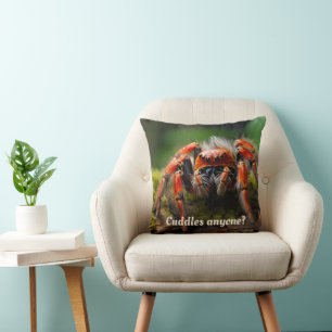 🕷️ Red Arachnid Marvel Throw Pillow