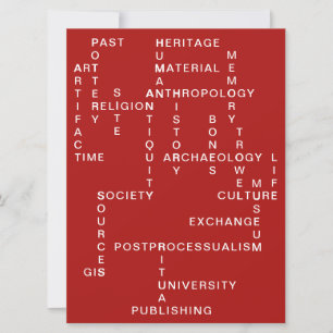 Red Archaeology and Anthropology Crossword Puzzle