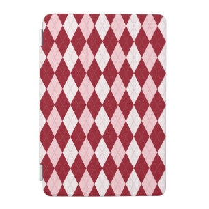Red Argyle Crimson Pink Small Diamond Shape iPad Mini Cover