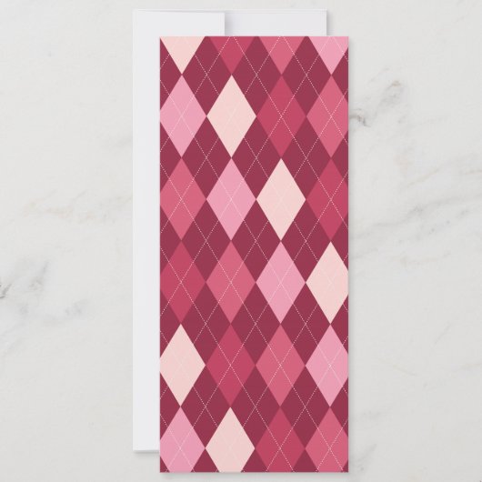 Red argyle pattern (Front)