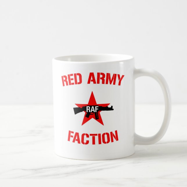 Red Army Faction with Red Army Faction Logo Coffee Mug (Right)