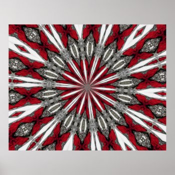 Red Arrow Medallion Poster by artinphotography at Zazzle