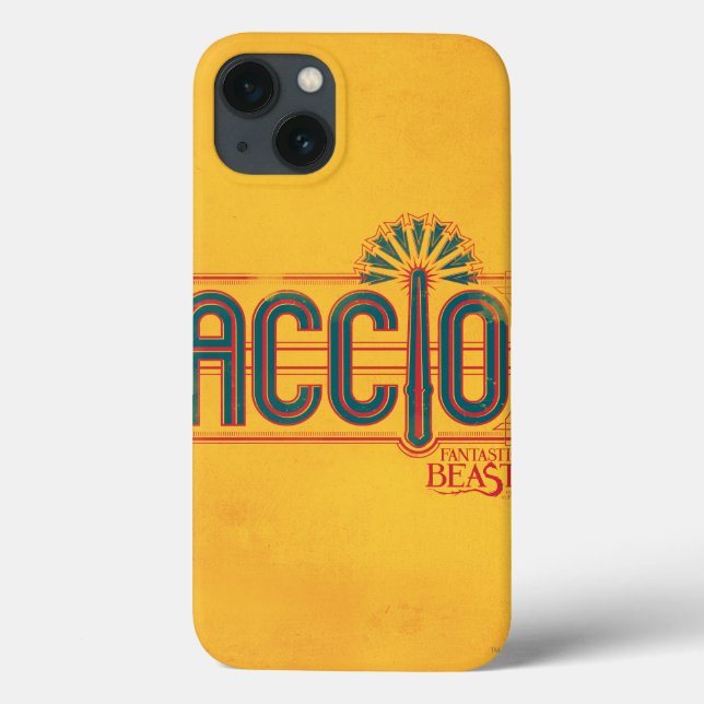 Red Art Deco ACCIO™ Spell Graphic Case-Mate iPhone Case (Back)