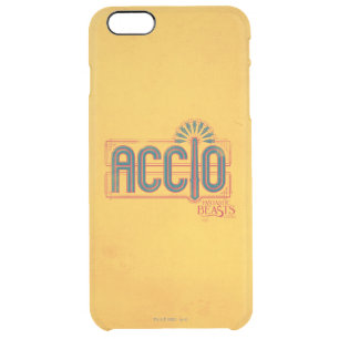 Red Art Deco ACCIO™ Spell Graphic Clear iPhone 6 Plus Case