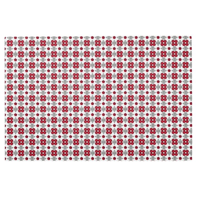Red Art Deco Pattern (Front)