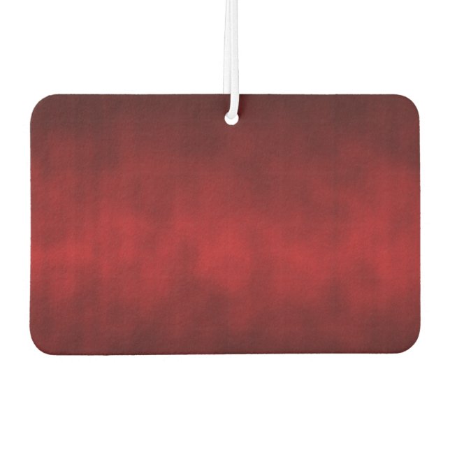 Red Artsy Gothic Ombre Air Freshener (Front)