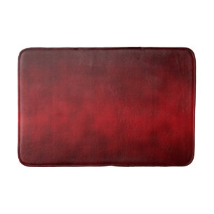 Red Artsy Gothic Ombre Bathroom Mat