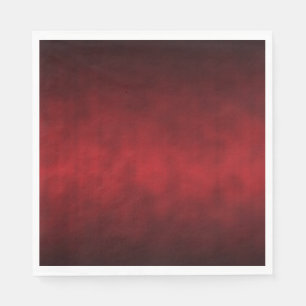 Red Artsy Gothic Ombre Paper Napkins