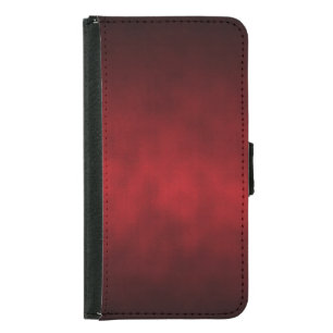 Red Artsy Gothic Ombre Wallet Phone Case For Samsung Galaxy S5