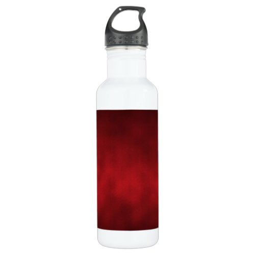 Red Artsy Gothic Ombre Water Bottle