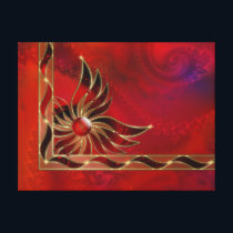 Red As the Flame Canvas Print