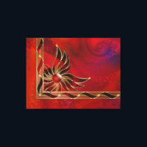 Red As the Flame Canvas Print