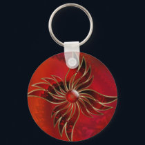 Red As the Flame Keychain