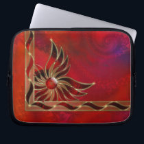 Red As the Flame Laptop Sleeve