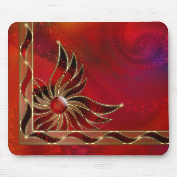 Red As the Flame Mousepad