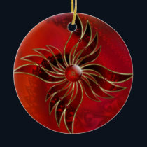 Red As the Flame Ornament