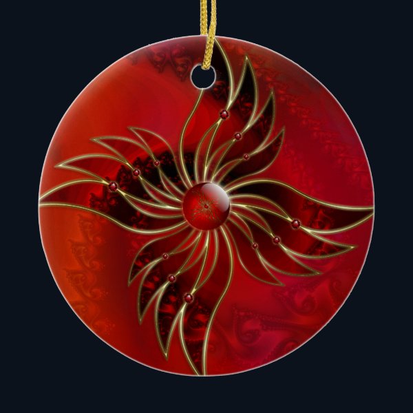 Red As the Flame Ornament