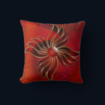 Red As the Flame Pillow