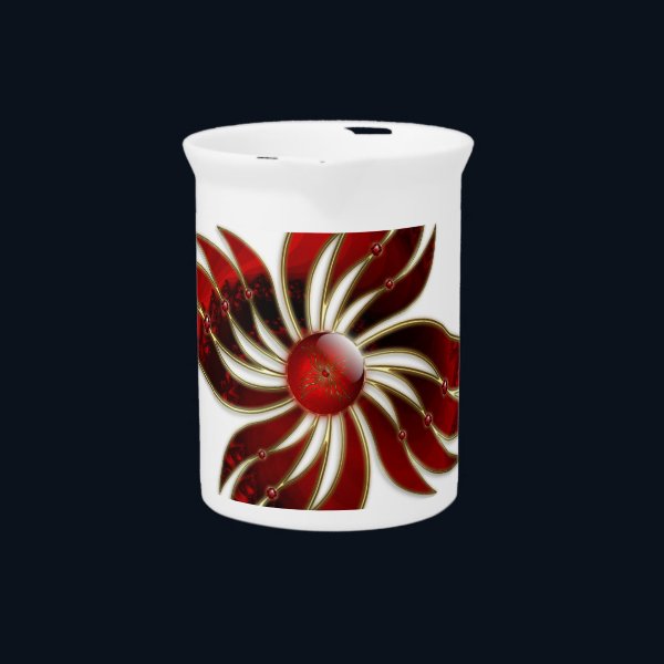 Red As the Flame Pitcher