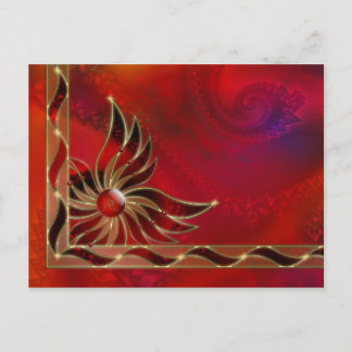 Red As the Flame Postcard