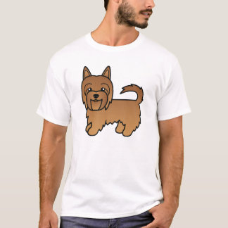 Red Australian Terrier Cute Cartoon Dog T-Shirt