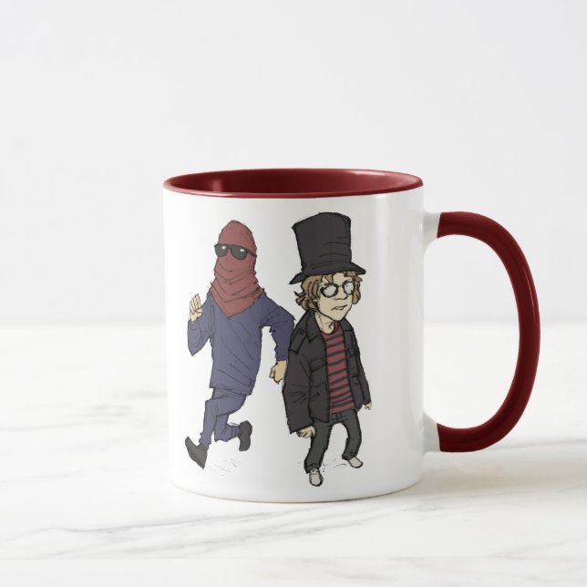 Red Avenger and Red Dawg Mug (Right)