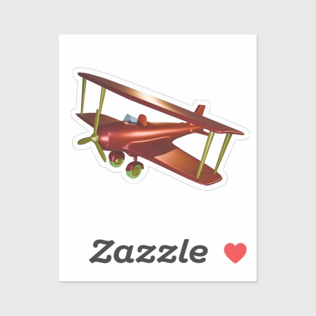 Red Aviation Sticker (Sheet)