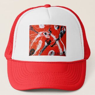 RED AVIATOR TRUCKER HAT