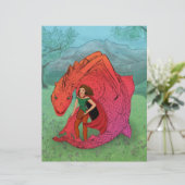Red Baby Dragon (Standing Front)